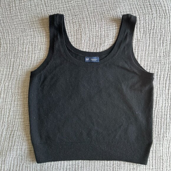 CashSoft Crop Tank Top - Medium | Black - Picture 1 of 2